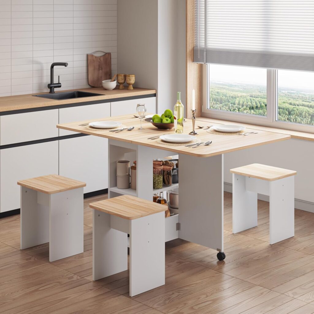 5 Small Kitchen Tables that Save Space2 table 2